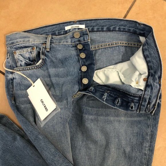 NWT Karolina High-Rise Skinny Crop Jean GRLFRND - Picture 5 of 8